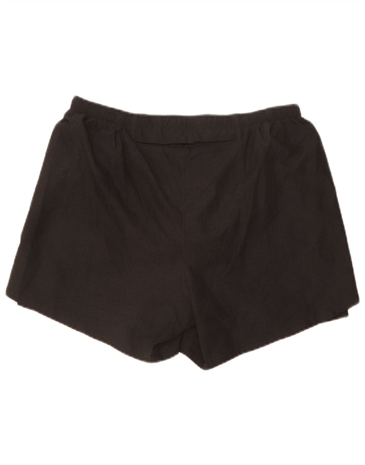 Nike Dri Fit Graphic Sport Shorts Large Black Poliester