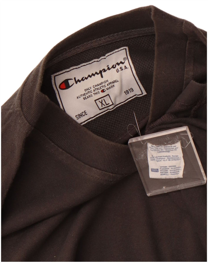 Champion muška majica dugih rukava XL sivi pamuk