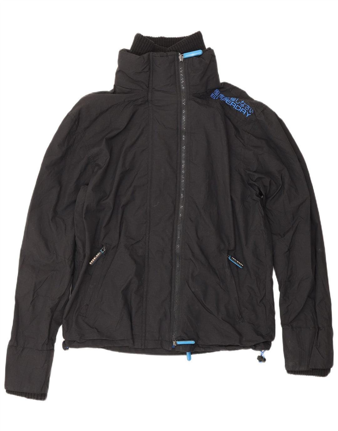 SUPERDRY ženska jakna s vjetrovkom UK 14 srednje crna