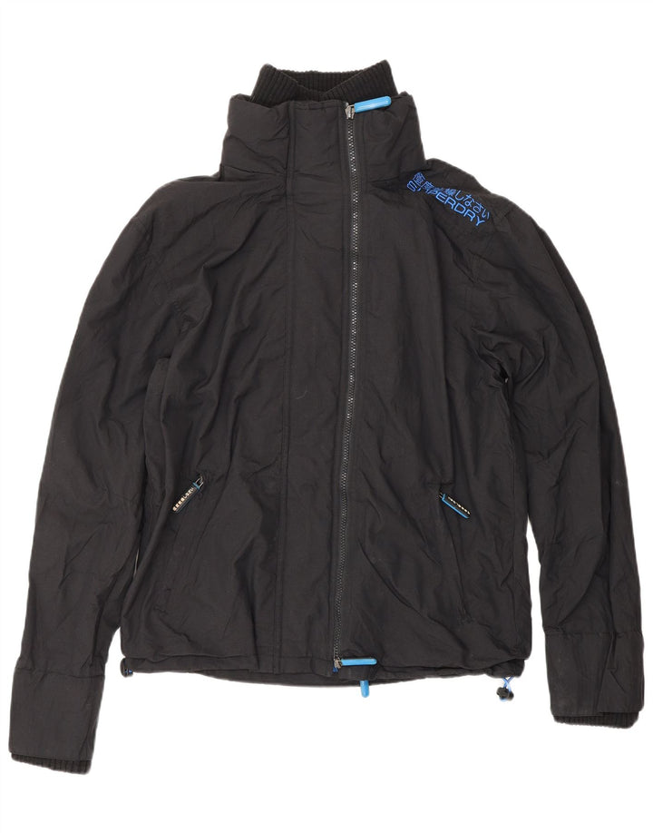 SUPERDRY ženska jakna s vjetrovkom UK 14 srednje crna
