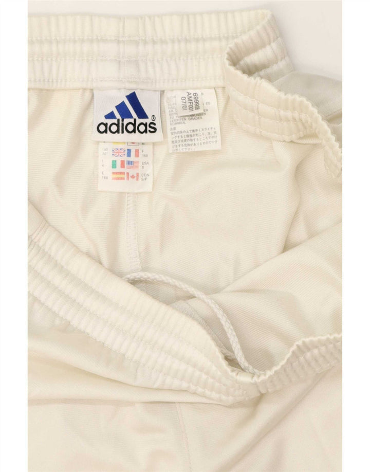 Adidas muške trenirke srednje bijele poliesterske hlače