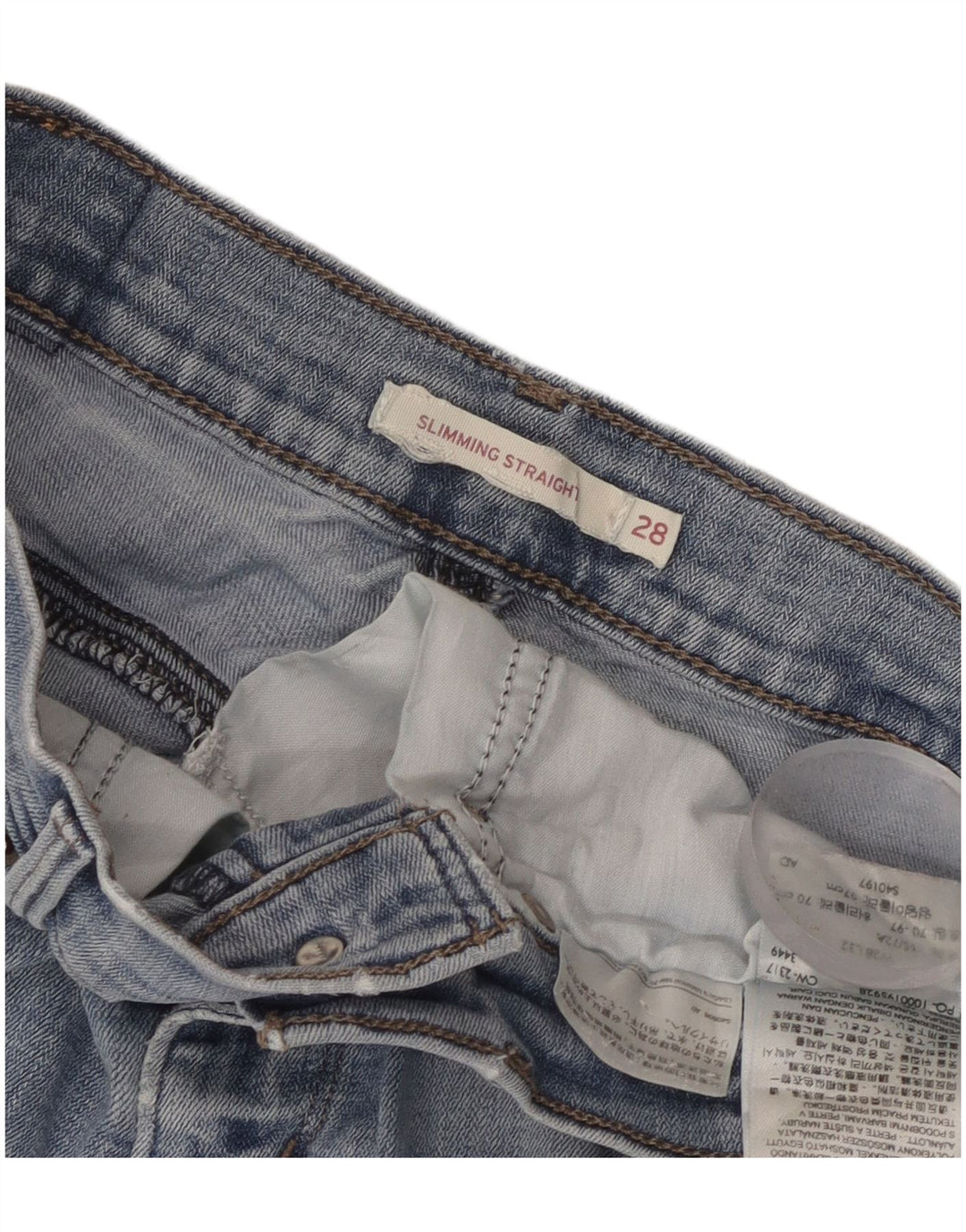 Levi's ženske traper kratke hlače W28 srednje plavi pamuk