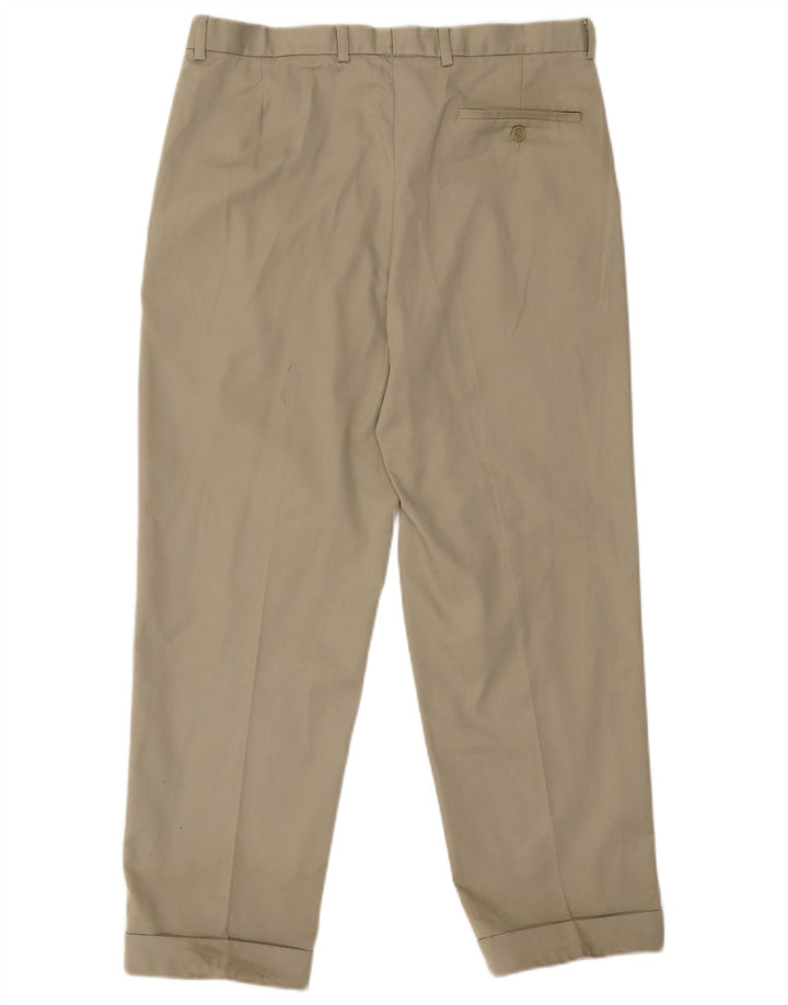 Marks & Spencer muške chino hlače s klinovima W34 L29 sivi poliester