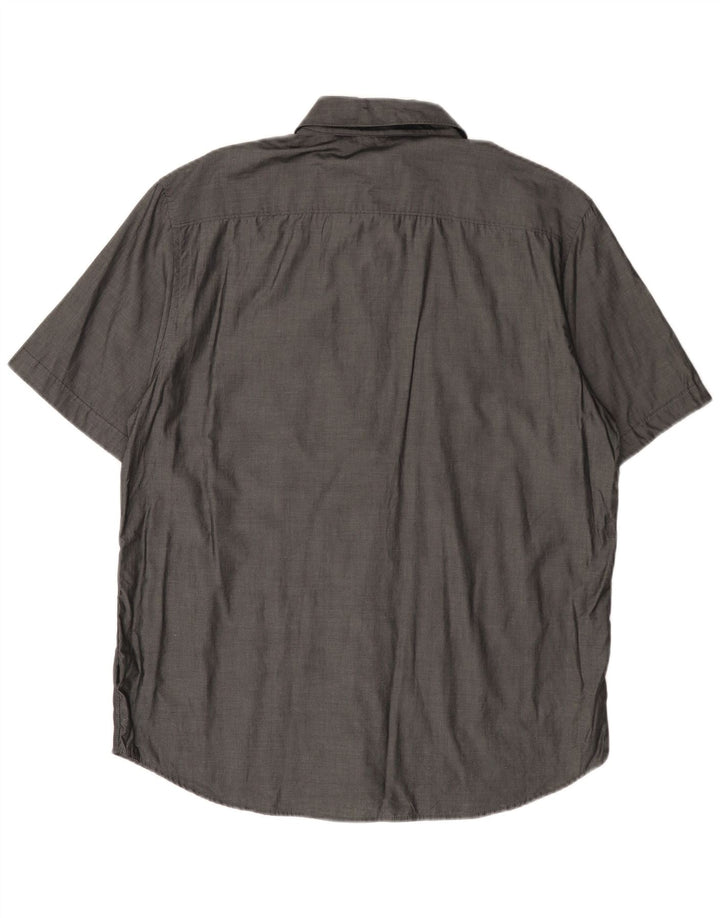 CALVIN KLEIN Muška košulja kratkih rukava, veliki sivi pamuk