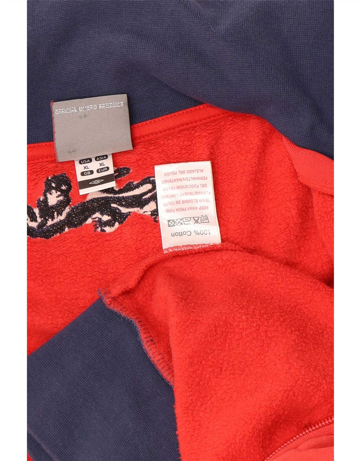 Umbro muška gornja jakna od trenirke XL, crveni pamuk u boji