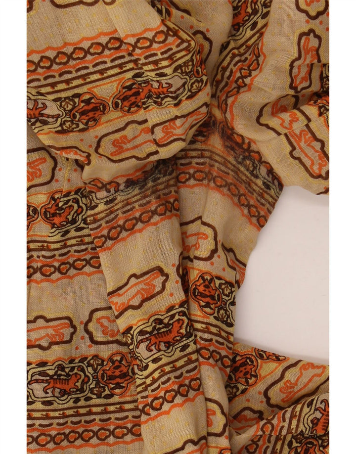 Vintage ženska haljina A-kroja UK 12 srednje raznobojna Fair Isle