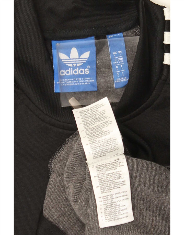 Adidas muška gornja jakna od trenirke, veliki crni poliester