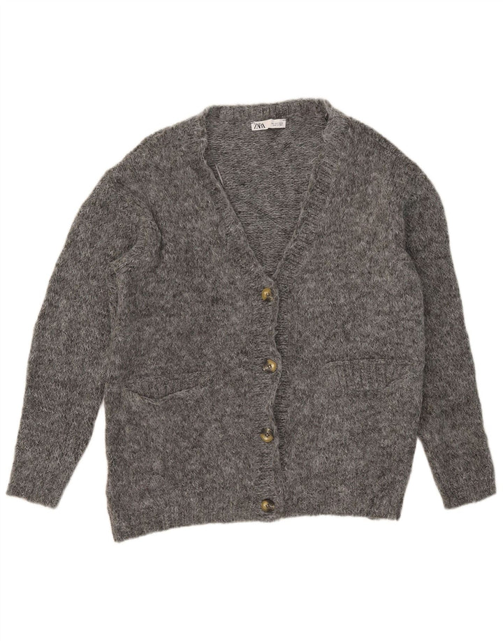 Preveliki ženski kardigan pulover Zara UK 10 Small Gray