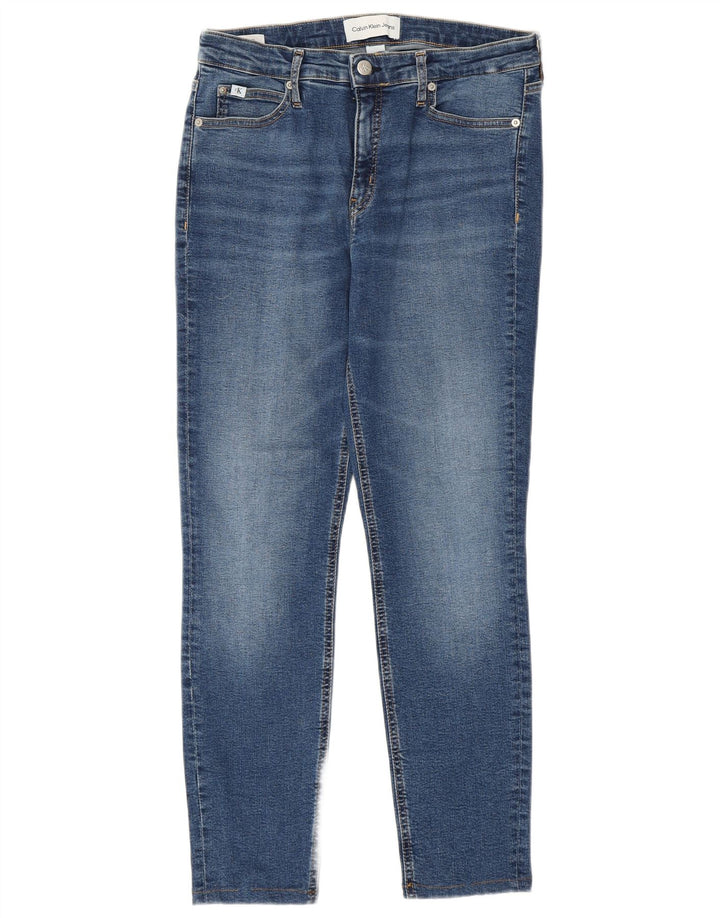 Calvin Klein ženske uske traperice srednjeg rasta W31 L26 plave