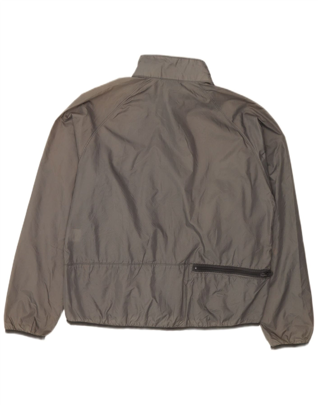 LANDS END Muška gornja jakna trenirke srednje sivi najlon