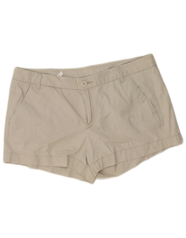 Benetton ženske chino kratke hlače UK 14 Large W36 bež pamuk