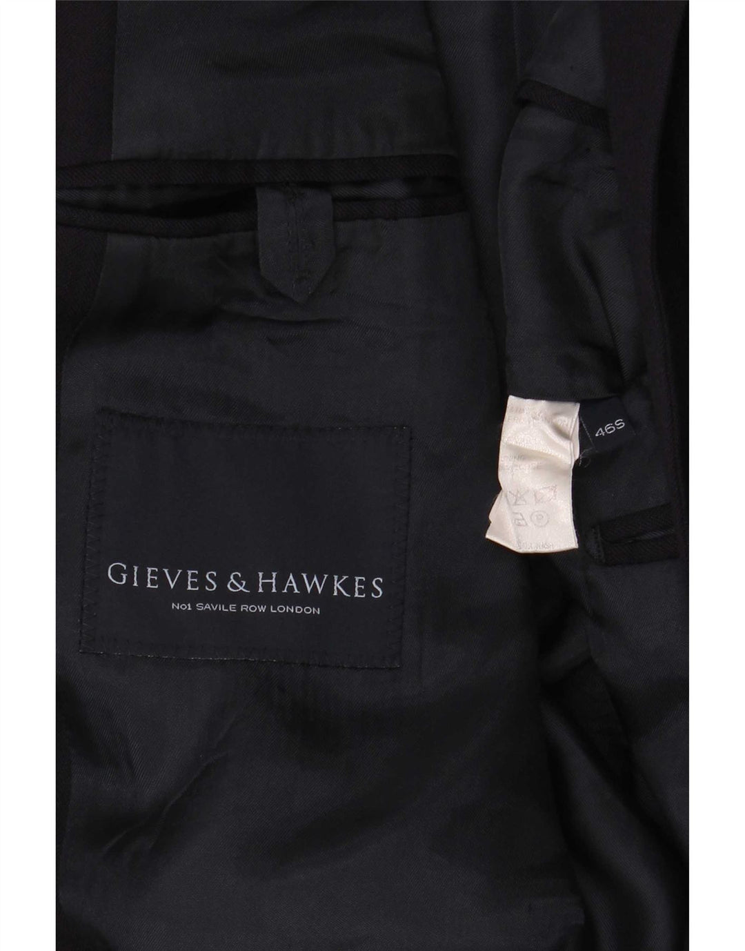 Gieves & Hawkes muška jakna sa 2 gumba UK 46 3XL tamnoplava vuna