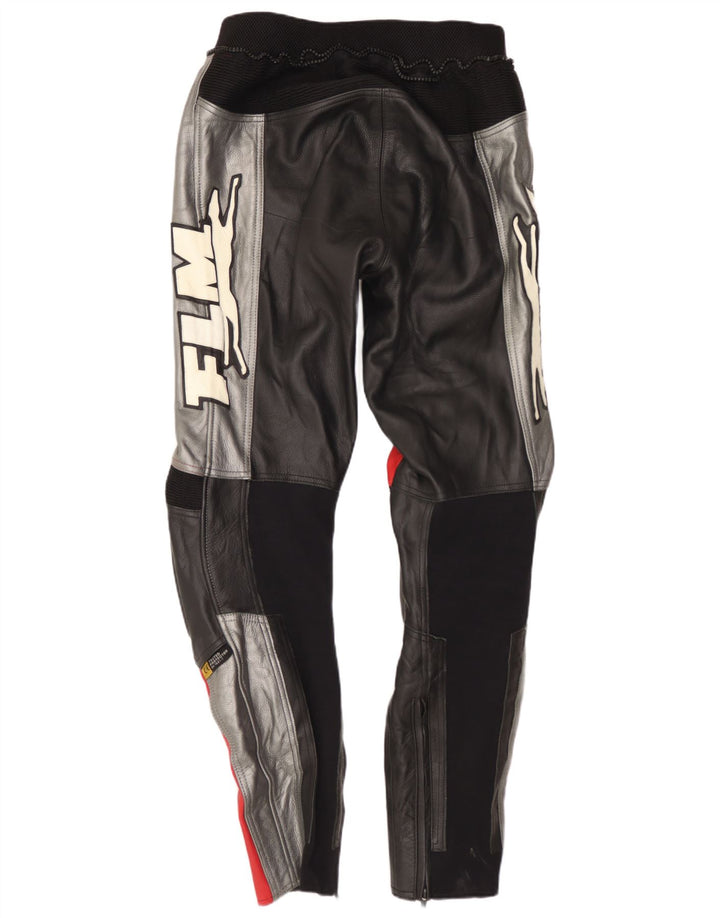 FLM muški motociklistički grafički set od 2 dijela IT 52, velika raznobojna koža