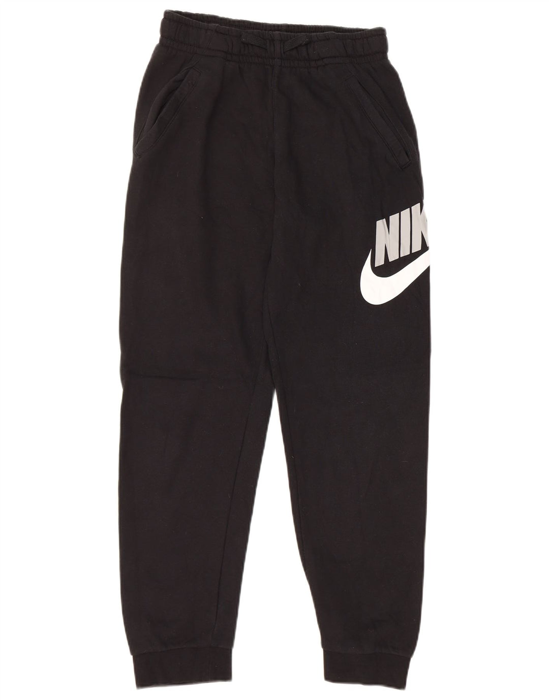 NIKE Boys Graphic Trenirka Hlače Joggers 12-13 Years Large Black