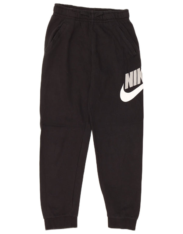 NIKE Boys Graphic Trenirka Hlače Joggers 12-13 Years Large Black