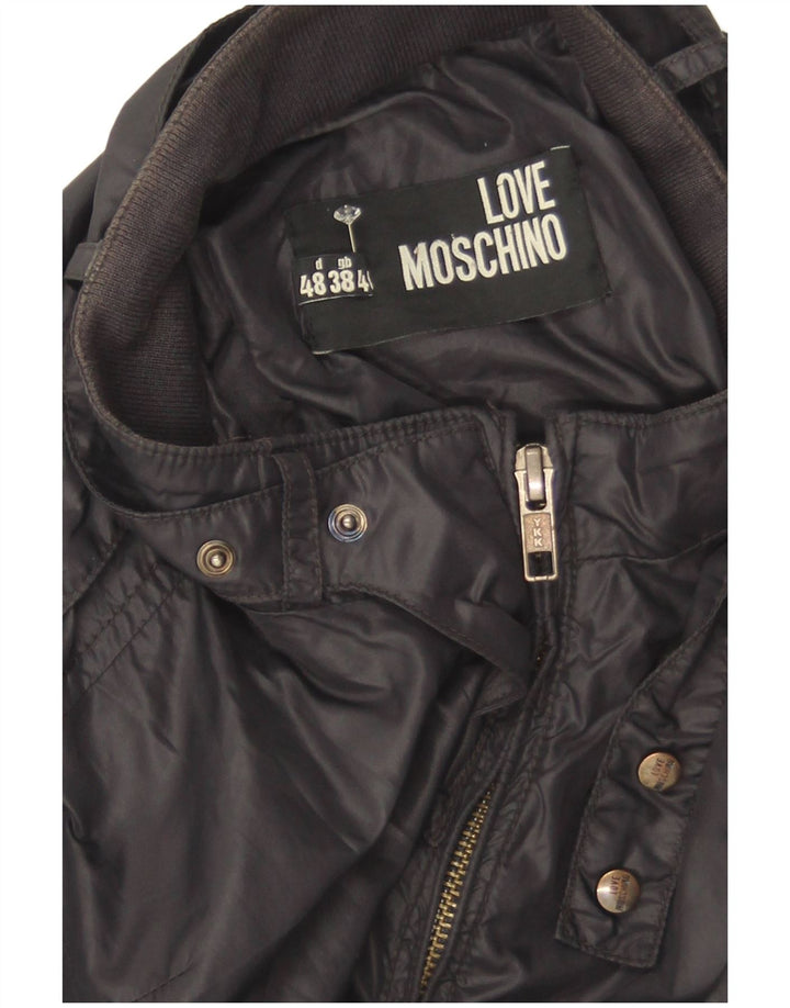 Moschino muška bomber jakna UK 38 srednji crni poliamid