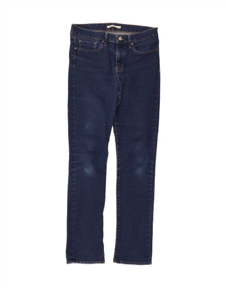 Levi's ženske ravne traperice 314 za oblikovanje W31 L32 plavi pamuk