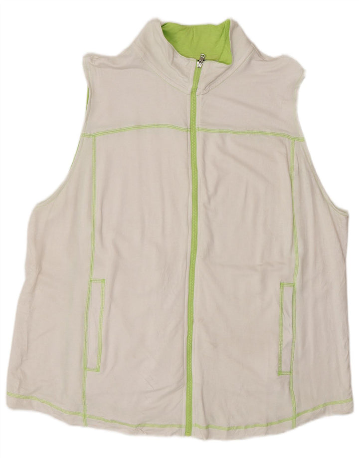 Chaps ženska trenirka bez rukava UK 20 2XL bijela viskoza