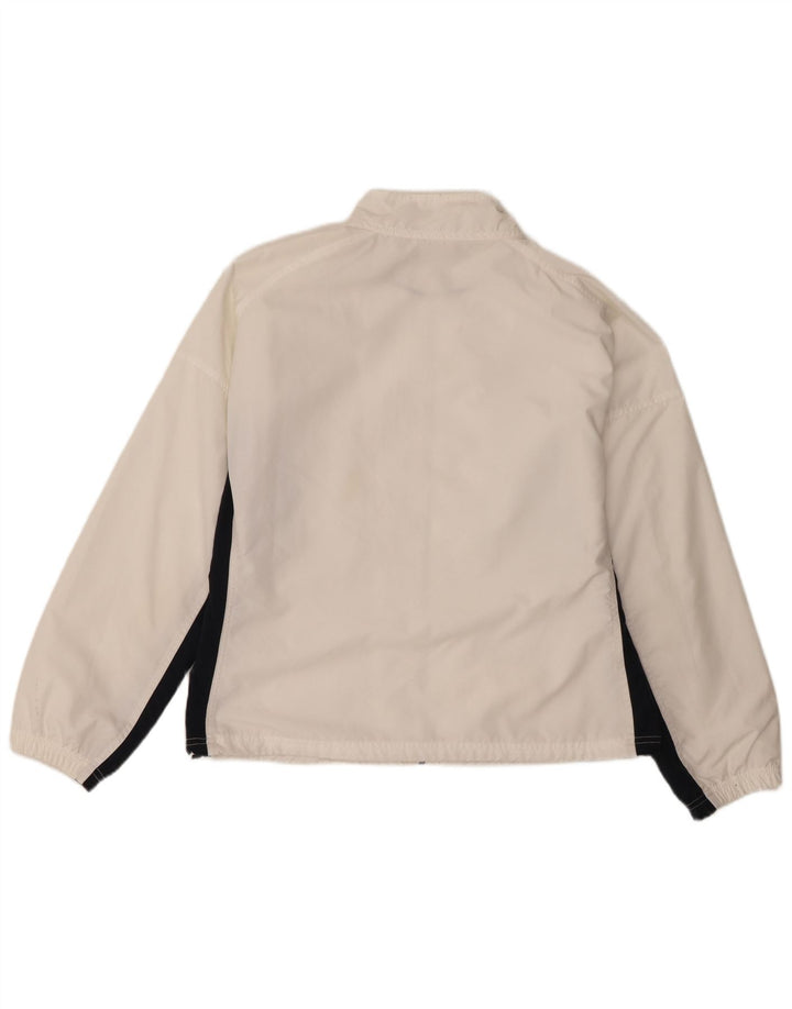 Reebok ženska gornja jakna trenirke UK 14 Large White Colourblock poliester