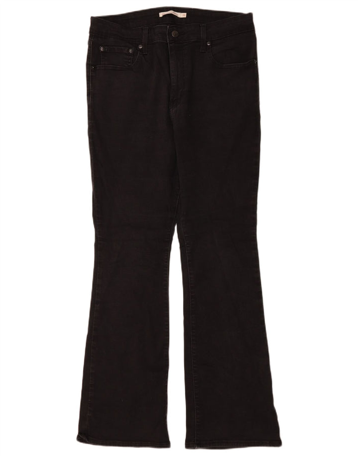 Levi's ženske 725 traperice visokog rasta W31 L30 crni pamuk