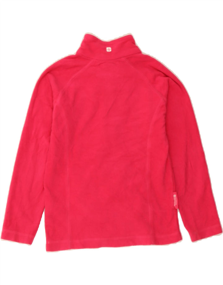 MOUNTAIN WAREHOUSE Girls Fleece Jacket 7-8 Years Pink Polyester Vintage Mountain Warehouse and Second-Hand Mountain Warehouse from Messina Hembry 