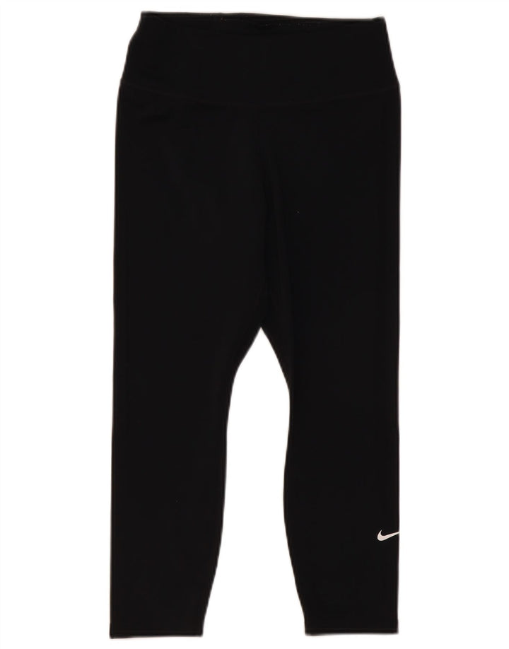 Nike ženske Dri Fit Capri tajice UK 8 male crne