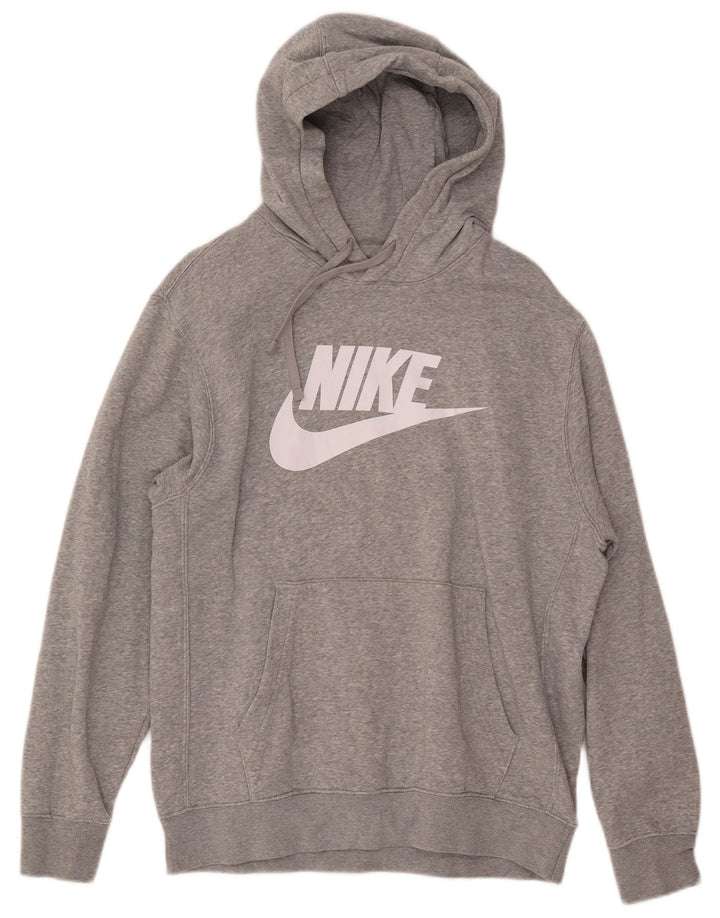 Nike muška majica s kapuljačom s kapuljačom, srednje sivi pamuk