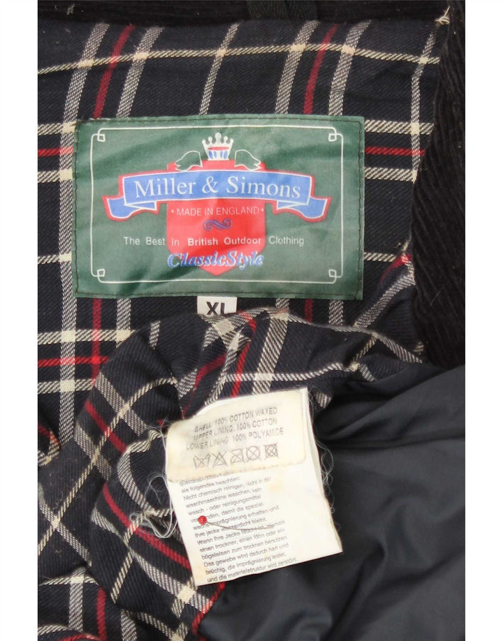 Miller & Simons muška jakna od voštanog pamuka UK 42 XL crna