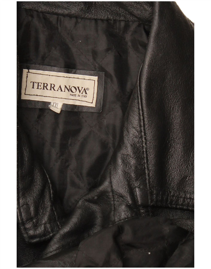 Terranova ženska kožna jakna UK 20 2XL crna