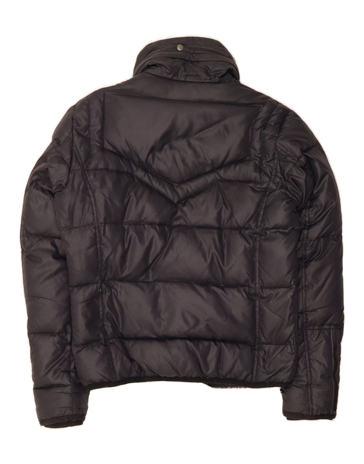DIESEL Womens Padded Jacket UK 16 Large Black Nylon Vintage Diesel and Second-Hand Diesel from Messina Hembry 