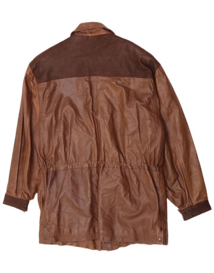 Vintage muški kožni kaput UK 40 Large Brown