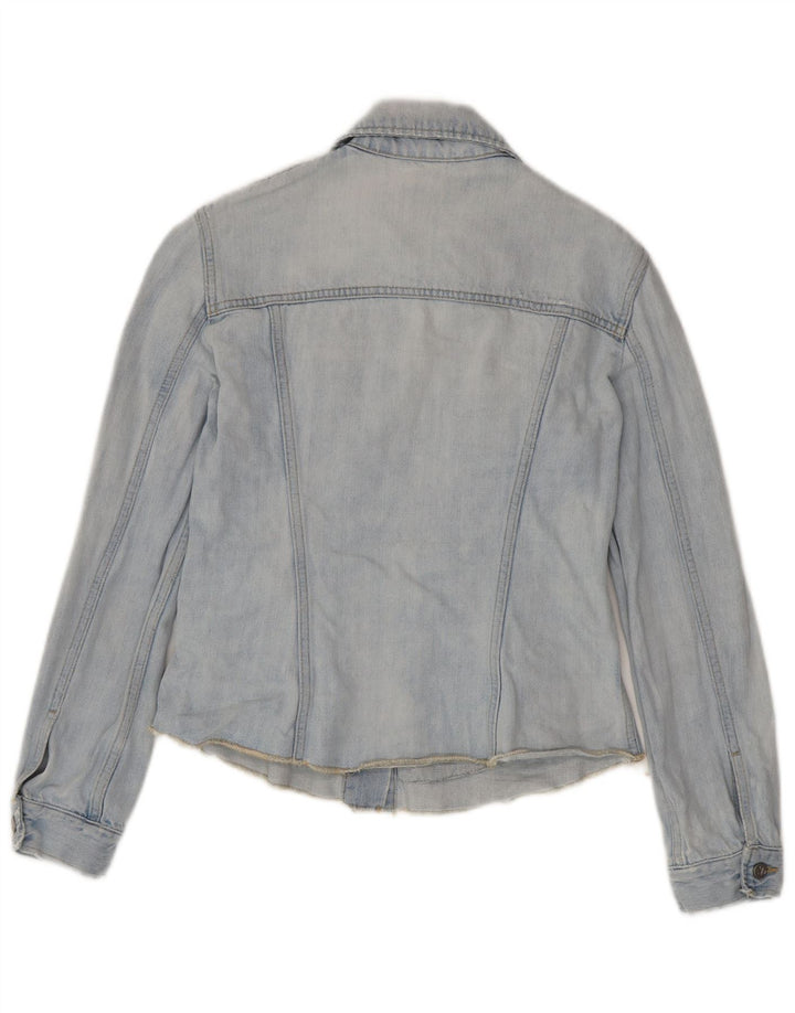 Calvin Klein Jeans Ženska traper jakna UK 10 Small Blue Cotton