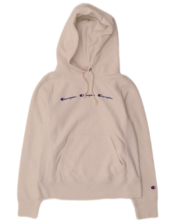 Champion Ženska majica s kapuljačom s obrnutim tkanjem UK 10 Mala bijela