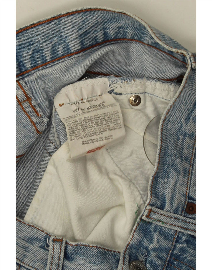 Levi's ženska 501 midi traper suknja W29 mala plava pamuk
