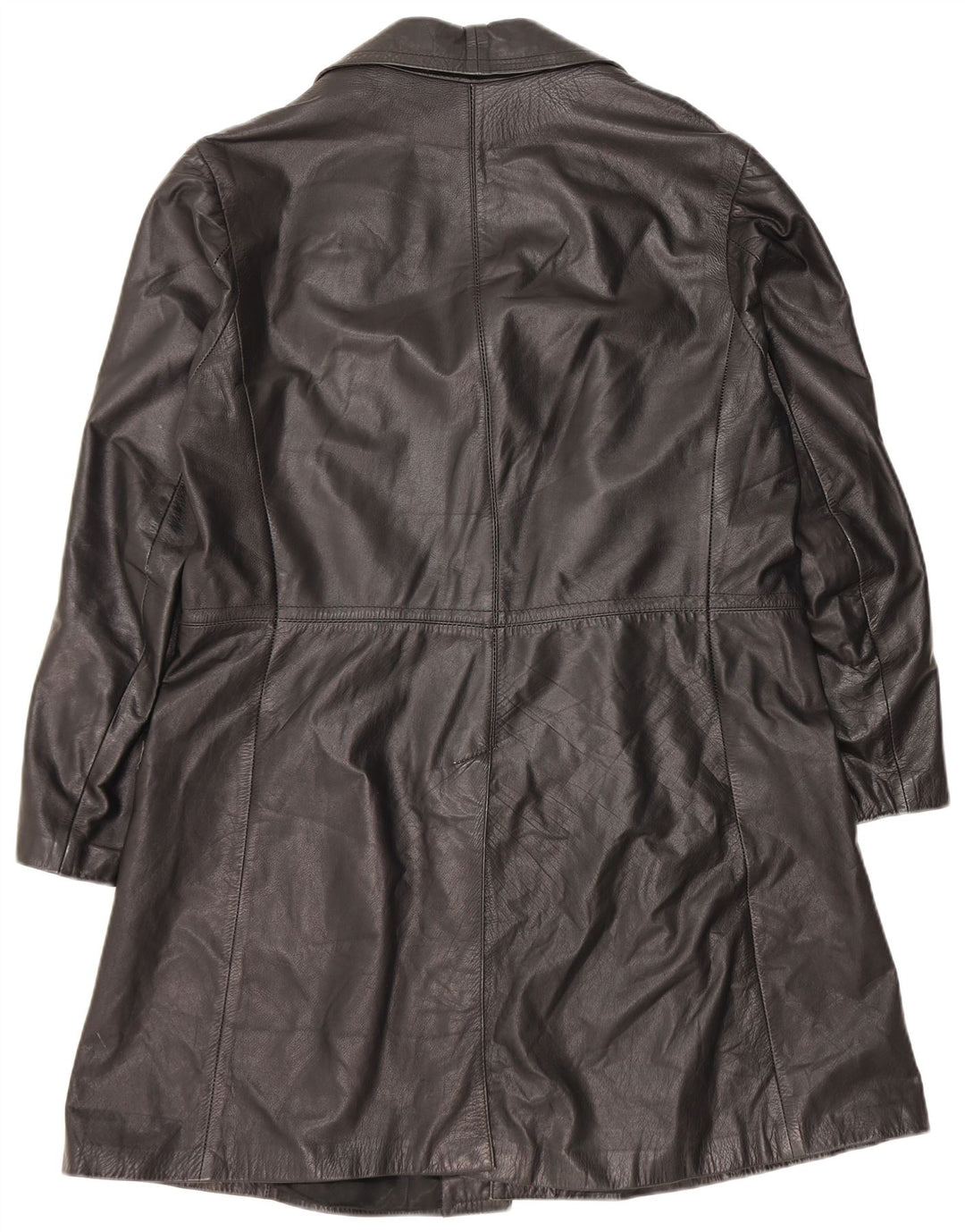 Vintage muški kožni kaput UK 40 veliki crni kožni