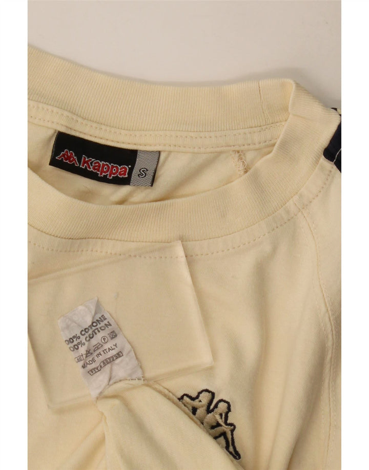 KAPPA Muška majica kratkih rukava s grafičkim motivima, mali pamuk u bež boji