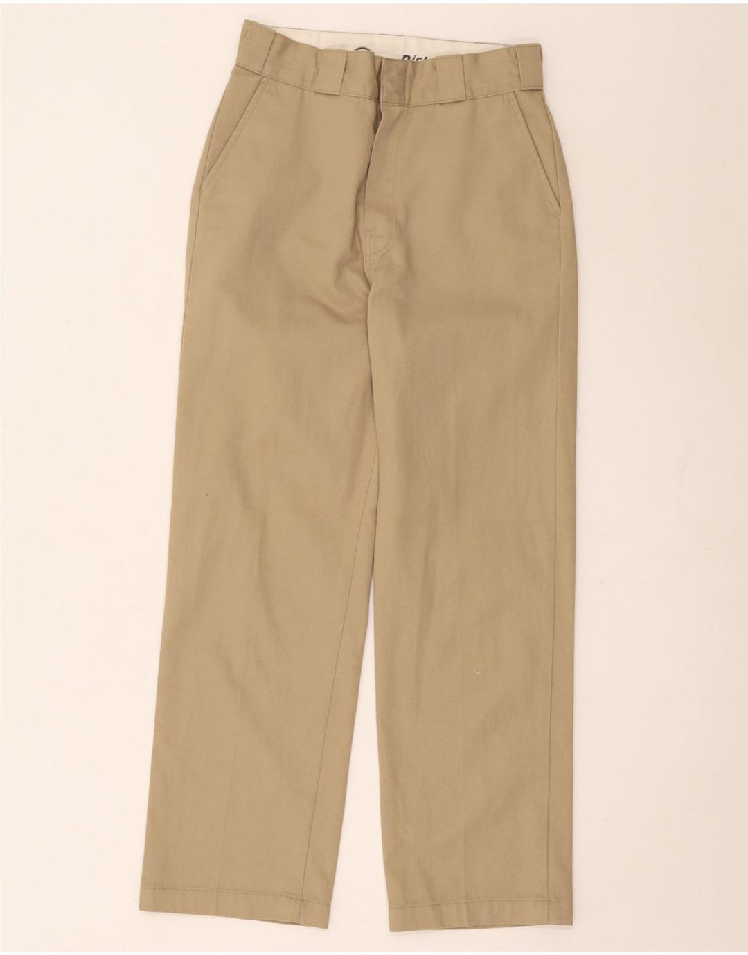 Dickies ženske ravne chino hlače W26 L27 bež poliester