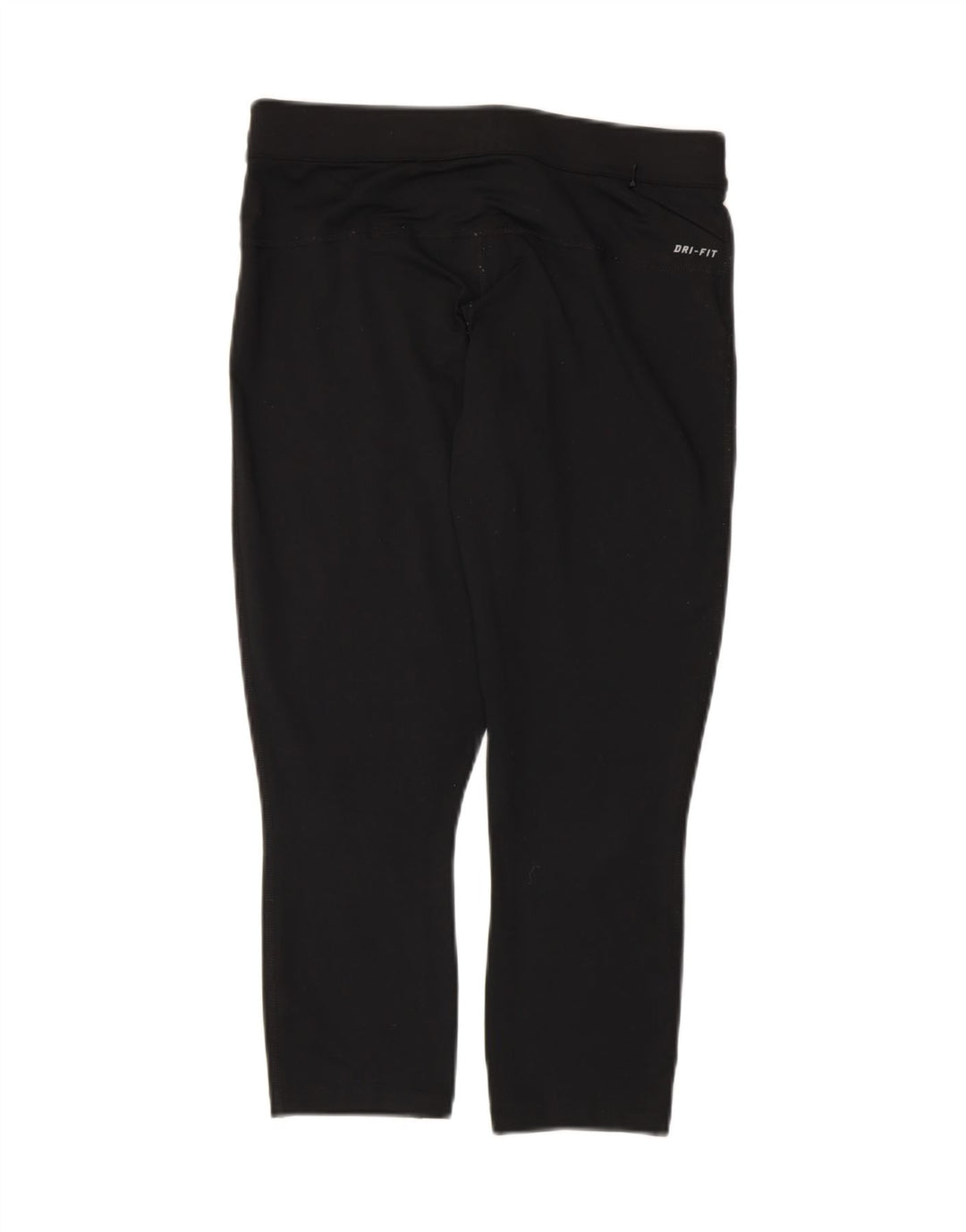 NIKE Womens Dri Fit Capri Leggings UK 12 Medium  Black Polyester Vintage Nike and Second-Hand Nike from Messina Hembry 