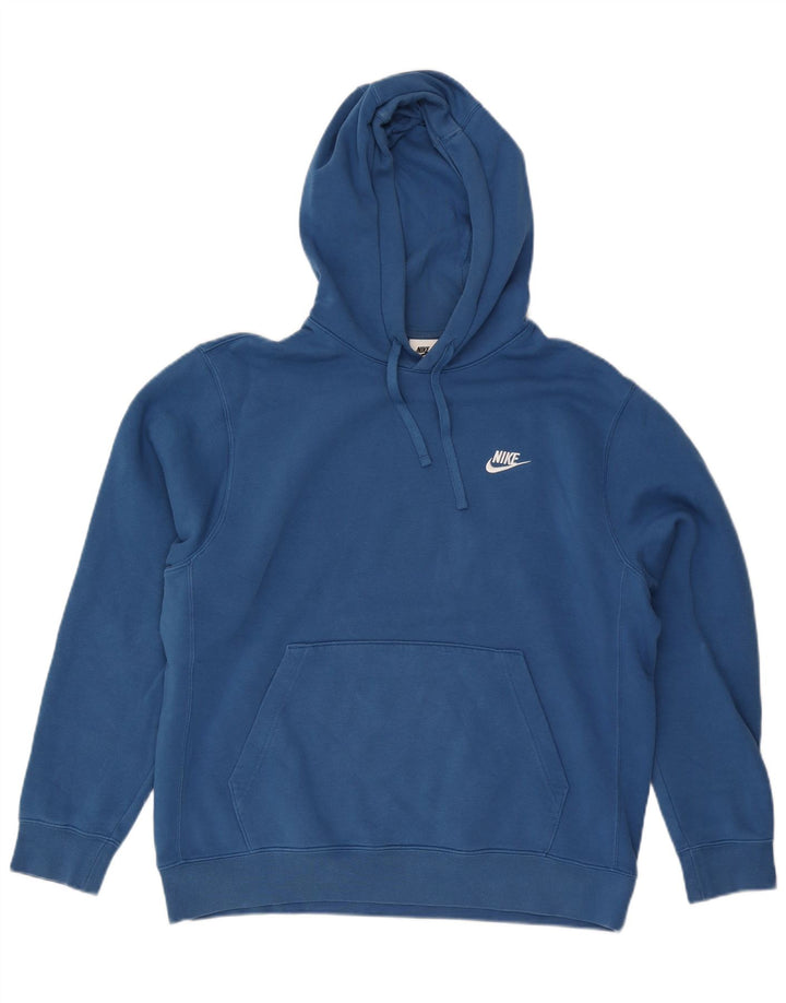 Nike muška majica s kapuljačom, veliki plavi pamuk