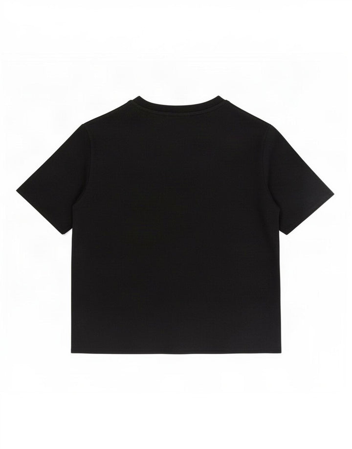 Zara ženska bluza Top UK 10 Mali crni pamuk