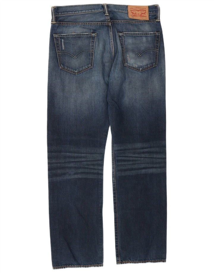 Levi's muške 504 ravne traperice W32 L32 plavi pamuk