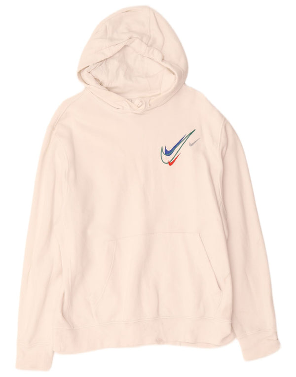 Nike muška majica s kapuljačom, veliki bijeli pamuk