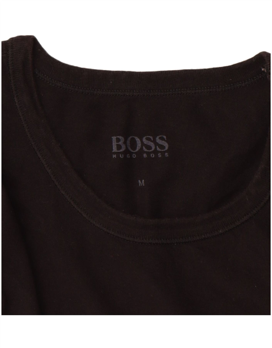 Hugo Boss muška majica kratkih rukava Srednji crni pamuk