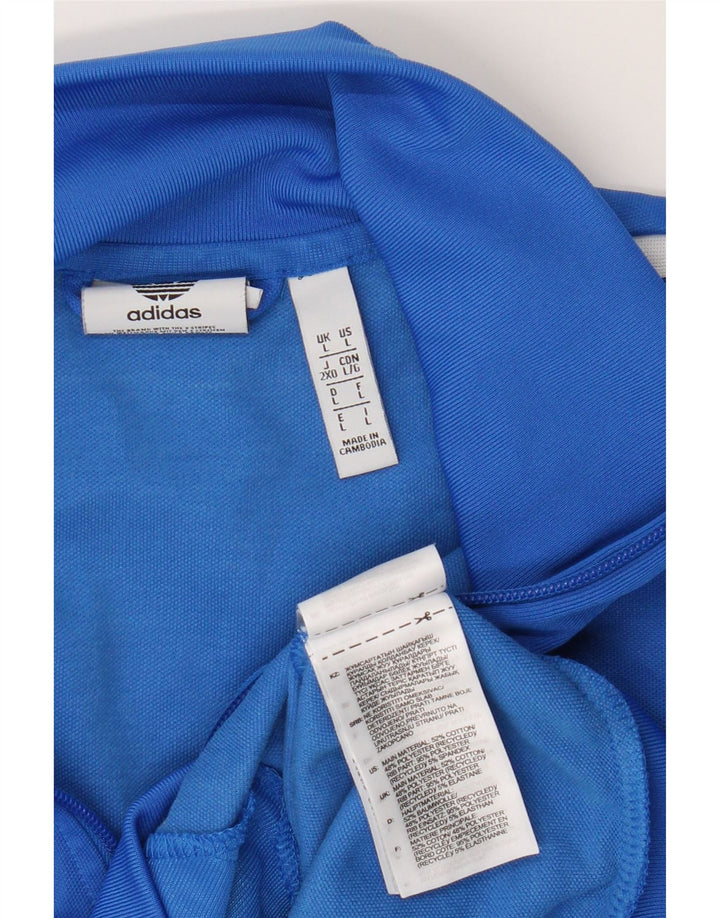 Adidas muška trenirka velika plava pamučna jakna