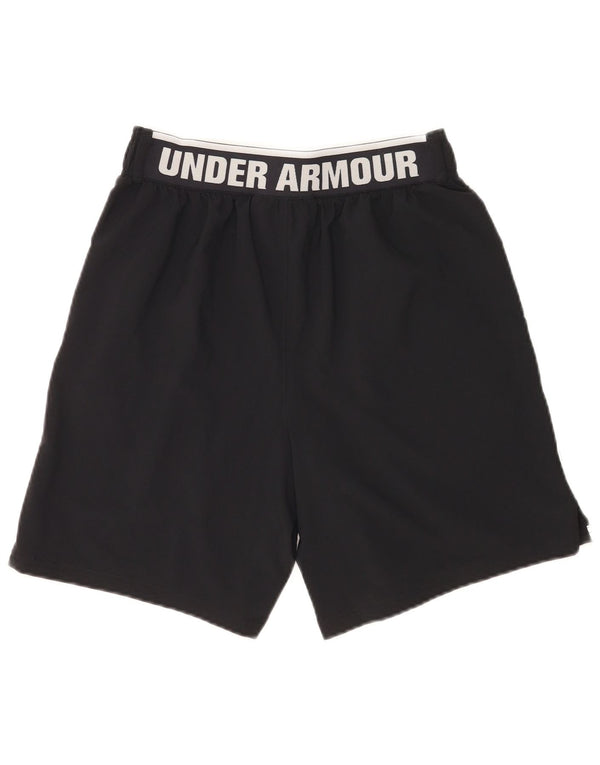 Under Armour srednje crne muške sportske kratke hlače s grafikom
