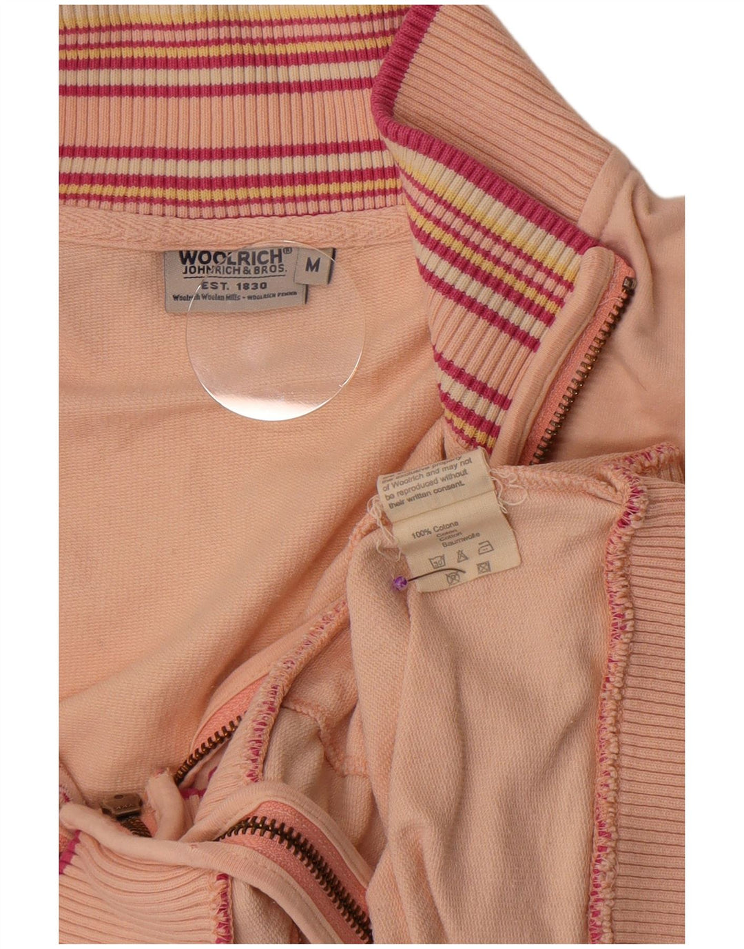 Woolrich ženska gornja jakna s grafičkim motivima UK 14 srednje ružičaste pruge