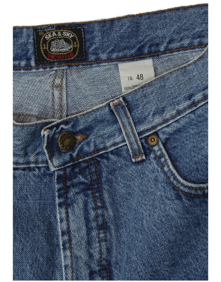 Sea & Sky muške sužene traperice IT 48 srednje W32 L30 plavi pamuk