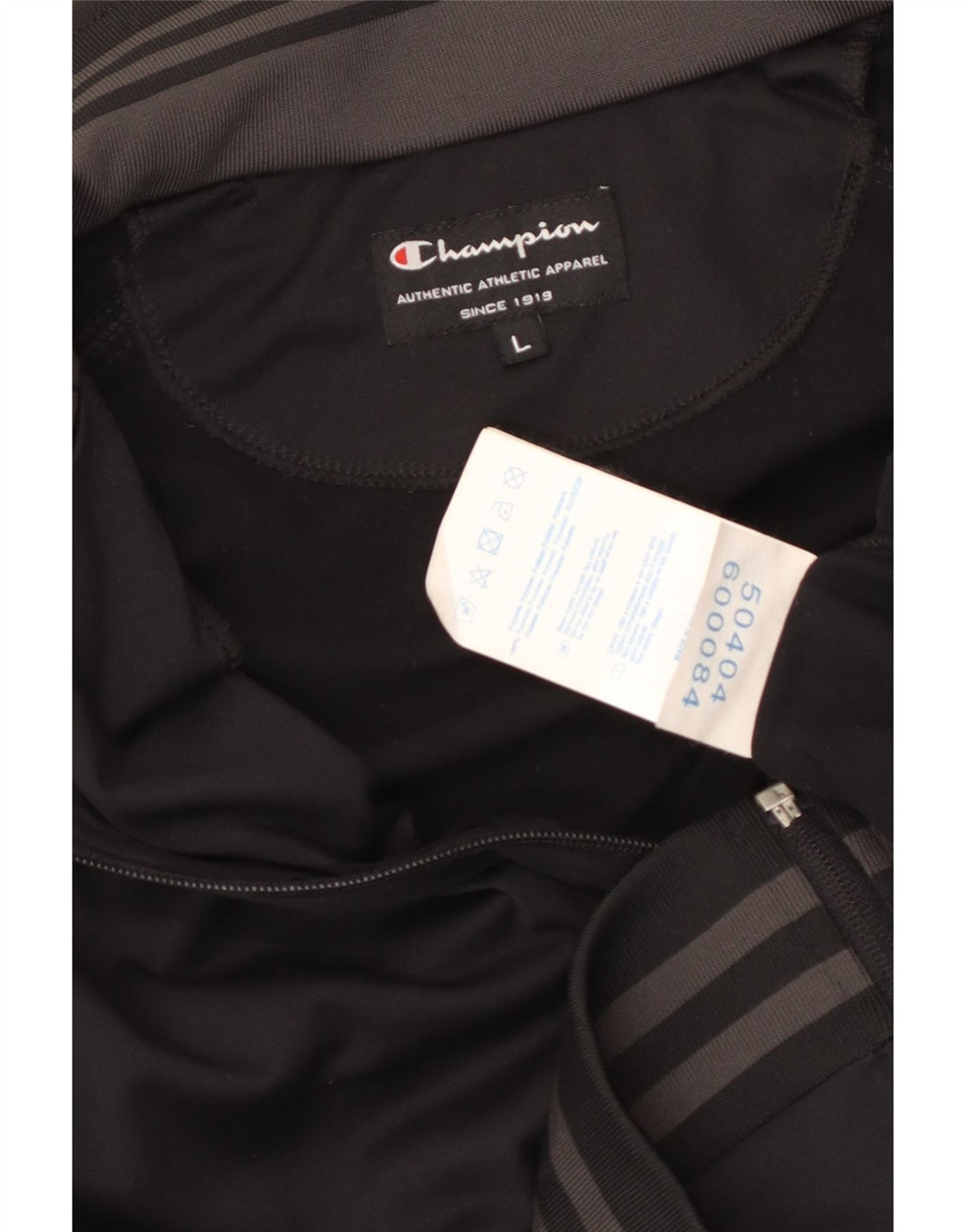 CHAMPION Muška trenirka Gornja jakna velika crna poliester