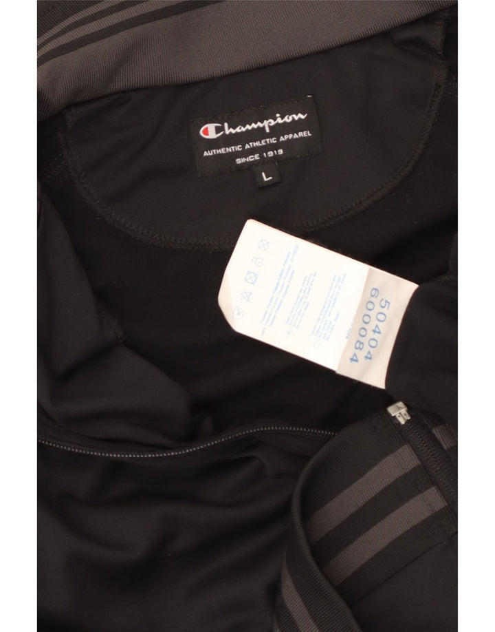 CHAMPION Muška trenirka Gornja jakna velika crna poliester