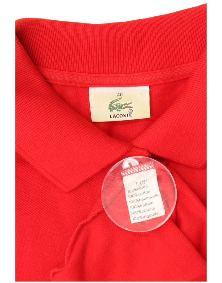 Lacoste ženska polo majica veličine 40 srednje crvene pamučne boje